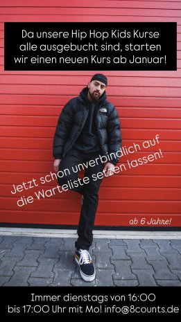 Hip Hop mit Mo ab 6 Jahre